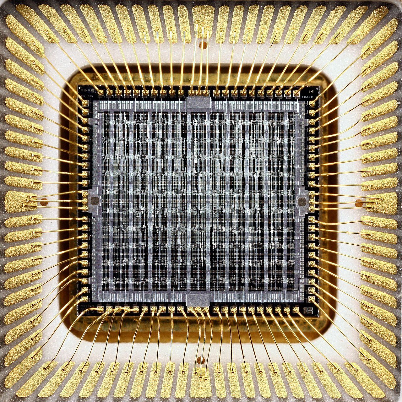 Amdahl 5860 Computer Air Cooled Logic processor die