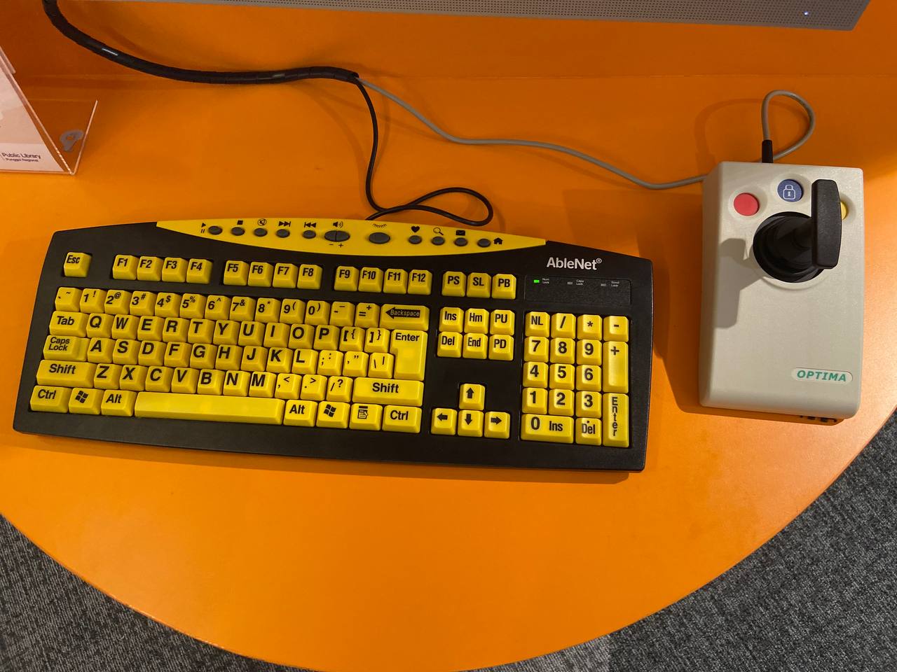 Assistive keyboard and Joystick